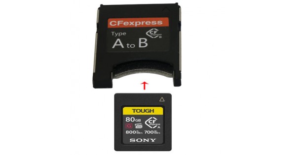 CFexpress Type A to B Card