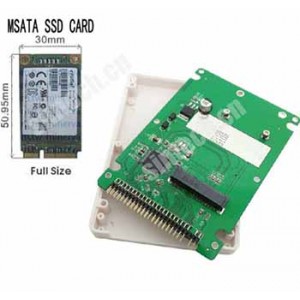 mSATA SSD to 44pin IDE Card with case