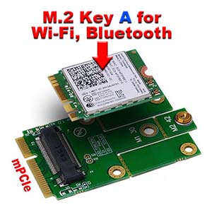 M.2 A-key wireless card to mini PCI-e Card for Intel 7260