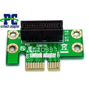 PCI-e Express X1 riser card Angled