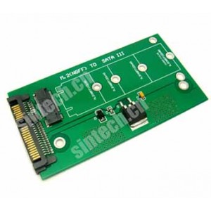 M.2 Key B+M SSD to SATA Card 