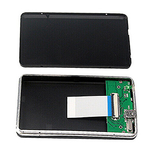USB 1.8 Inch ZIF external Case for Toshiba Hitachi HDD