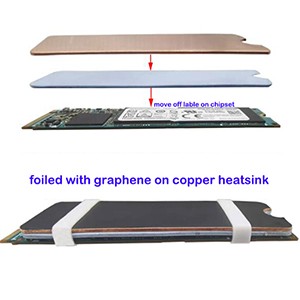 2280 M2 nVME SSD Copper Heatsink 1mm Thick